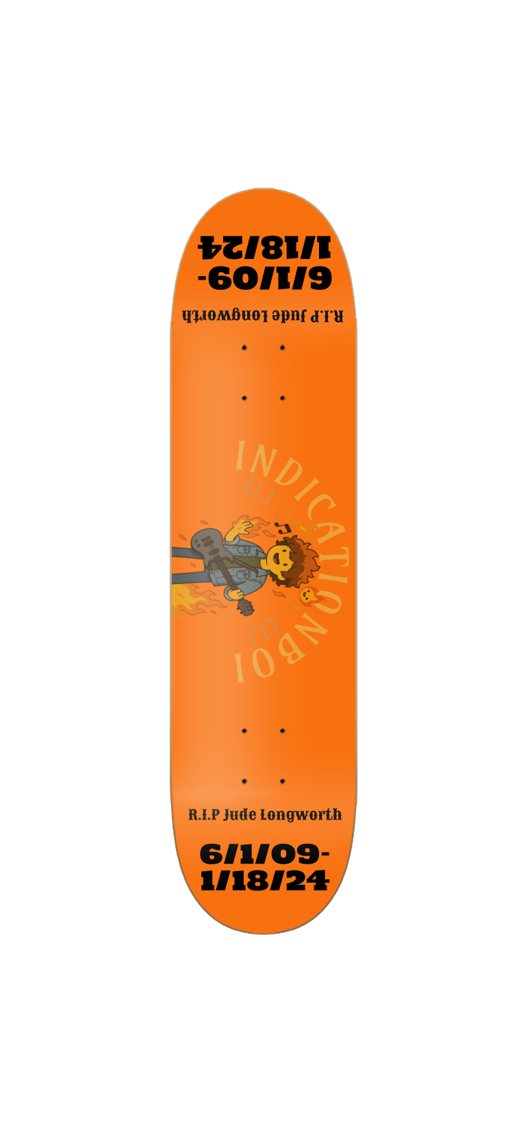 Jude's board(Orange & Black)